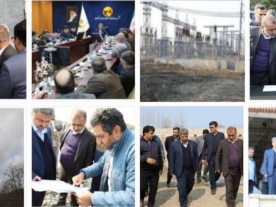 بررسی پیشرفت طرح‌های برق منطقه‌ای مازندران با حضور مدیرعامل توانیر